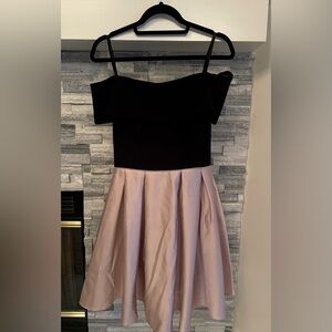 Black And Pink Besty & Adam Off The Shoulder Dress Women’s 8